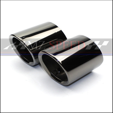 Accessories 2pcs Tail Muffler Exhaust Rear Pipe Tip For BMW 5 Series 528i 530i 535d 535i F10 F18 2024 - buy cheap