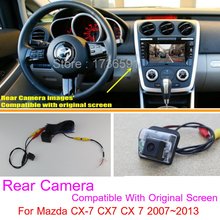 Lyudmila-cámara de marcha atrás para Mazda CX-7 CX7 CX 7 2007 ~ 2013 RCA y pantalla Original, juegos compatibles/Vista trasera de coche 2024 - compra barato
