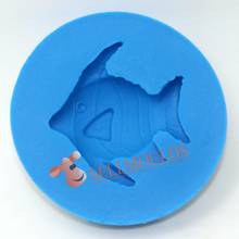 3D fish silicone mold fondant molds chocolate mini mould kitchenBKSILICONE J1012 2024 - buy cheap