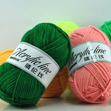 10pcs Hot Sale Multi Color Acrylic Knitting Yarn Soft Warm Baby Yarn for Hand Knitting Supplies Crochet Yarn 500g/lot 2024 - buy cheap