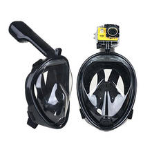 Hot Sale Scuba For GoPro Camera Snorkel Mask Underwater Anti Fog Full Face Snorkeling Diving Mask With Anti-skid Ring Snorkel 2024 - купить недорого