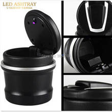 2018 Latest car styling ashtray with led light accessories for audi a4 b6 renault clio golf 7  mazda cx-5 w211 vw polo 9n w204 2024 - buy cheap