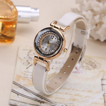 Лидирующий бренд женские часы модные кожаные Наручные часы женские часы Mujer Bayan Kol Saati Montre Feminino * E 2024 - купить недорого