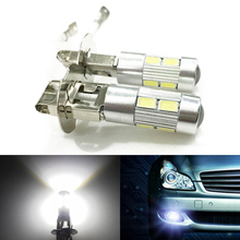 New Car Driving Fog Light White 12V LED Bulb  H3 10-SMD 5630 Headlight Kit High Beam Bulb 2024 - buy cheap