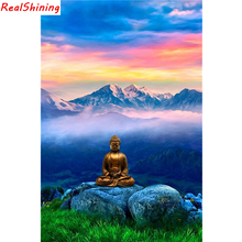 5D Diy Diamond Painting Cross Stitch full Square Diamond Embroidery Buddha picture for room Decor H2263 2024 - buy cheap