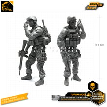 Yufan Modelo 1/35 Acessórios Kits Modelo Moderno Americano Commando Soldado Resina Modelo Figura Desmontado Nai-05 2024 - compre barato