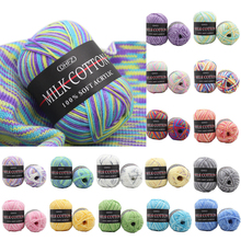 20 Colors Hand Knitted Yarn 3 Segments DIY Craft Knit Milk Soft Double Knitting Crochet Sweater Scarf Hat Cotton Wool Yarn 2024 - buy cheap