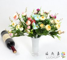 1 шт. Искусственный Цветок Маленькая Камелия Шелковая Роза для дома Свадебная вечеринка украшение 5 видов цветов в наличии F503 2024 - купить недорого