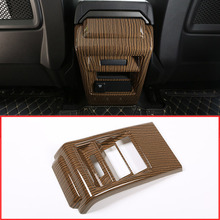 Sands Wood Grain ABS Plastic Rear Air Conditioning Vent Frame Trim For Land Rover Discovery Sport 2015-2018 Car Accessories 2024 - buy cheap