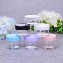100pcs 10/15/20g Empty Plastic Cosmetic Makeup Jar Pots Transparent Sample Bottle Eyeshadow Cream Lip Balm Container Storage Box 2024 - buy cheap