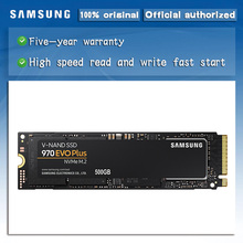 Samsung ssd m.2 1 tb 250 gb 500 970 evo plus nvme disco rígido interno de estado sólido m2 2280 tlc pcie gen 3.0x4, nvme 1.3 2024 - compre barato