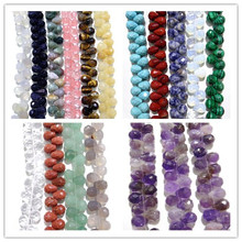 8*12mm Natural Stone Opal Faceted Teardrop Shape Horizontal Hole Spacer Beads for Diy Jewelry Making Bracelet Necklace 40pcs 2024 - buy cheap
