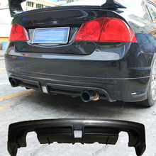 REAR BUMPER DIFFUSER LIP for Honda Civic sedan 8th gen 2006 2007 2008 2009 2010 2011 2012 2024 - buy cheap