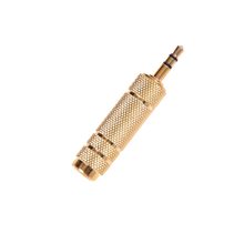 New 1PCS 3.5mm Male to 6.5mm 1/4" Female Jack Plug Stereo Headphone Microphone Audio Adapter Converter AV Gold Plated Wholesale 2024 - buy cheap