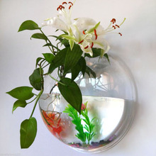 Домашняя полукруглая настенная стеклянная ваза гидропонная Террариум аквариум растение цветок домашний декор свадебное украшение 2024 - купить недорого