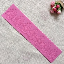 Lace lace silicone mold  Lace lace pad  Fondant cake decoration  Wedding cake embossed mold 2024 - buy cheap