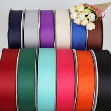 Colores Sólidos cinta Grosgrain 38 MM 100 yardas embalaje de regalo para la decoración del Partido de la boda manualidades hechas a mano materiales de la ropa 2024 - compra barato
