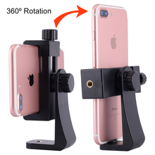 Universal Cell Phone Tripod Mount Clamp Clip Adapter Holder Vertical 360 Rotation for iPhone 8 X 7plus Smartphone 2024 - buy cheap