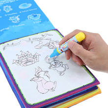 Детская Волшебная книга для рисования водой, животные, раскраска водой, книга для рисования, доска для рисования, детская игрушка для раннего развития 2024 - купить недорого