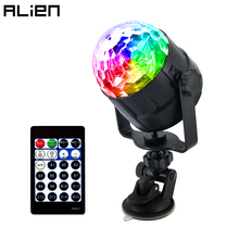 ALIEN-Bola de discoteca mágica, luz LED RGB de 4W y 15 colores, con USB, efecto de iluminación de escenario activado por sonido, para fiesta de DJ, cumpleaños y vacaciones 2024 - compra barato