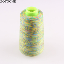 ZOTOONE DIY 3000Y Multicolor 40S/2 Spool Sewing Thread Sewing Machine Yarn Embroidery Threads For Overlock Leather Sewing C 2024 - buy cheap