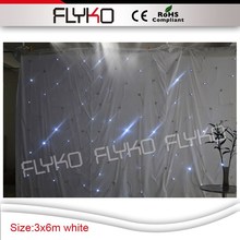 Free shipping 3X6M hot new products white led star curtain 2024 - buy cheap