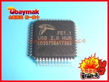 Free shipping FE1.1 USB 2.0 HUB LQFP48 USB interface chip new original 2024 - buy cheap
