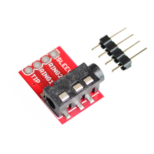 TRRS 3.5mm stereo headphone MP3 audio video microphone Block Interface Modules 2024 - buy cheap