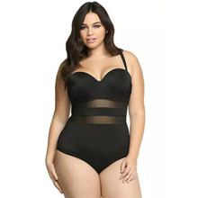 2019 plus size mulheres maiô de uma peça sexy push up monokini bodysuit conjunto praia wear maillot de bain femme 2024 - compre barato