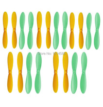 20PCS Hubsan X4 H107 H107L H107C H107D H108C U941A V252 U816A FY310 CW CCW Yellow green Propeller Rotor Set RC Quadcopter Parts 2024 - buy cheap