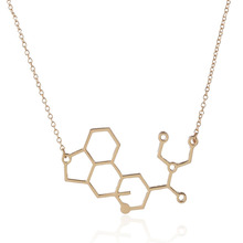 Everfast colar de lsd, aplicação de ácido lysergico, molecular de dietiilida, joias de estrutura científica para mulheres, 1 peça 2024 - compre barato