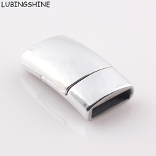 2018 new fashion jewelry clasps strong magnetic clasp rectangle for flat leather cord bracelet jewelry DIY findings C81 2024 - buy cheap