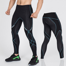 Calças masculinas para corrida, calças leggings esportivas para treino de fitness, calças curtas e calças capri de compressão plus size mp010 2024 - compre barato