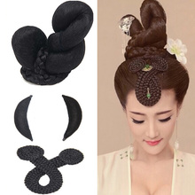 braid bang hair chinese ancient princess cosplay hair accessories ancient dynasty shaped hair beautiful princess hair products 2024 - buy cheap