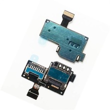 Для Samsung Galaxy S4 Mini I9190 i9195 держатель SIM-карты и лоток для карты памяти гибкий кабель лента подлинный новый 2024 - купить недорого