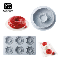 Meibum 2 Style Spiral Silicone Cake Mold Homemade Party Chocolate Pastry Pan Mousse Dessert Mould Decorating Tray Baking Tools 2024 - buy cheap