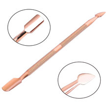 Dighealth 1PCS Nail Art tools Cuticle Pusher Double Side Stainless Steel Finger Dead Skin Remover Nail Pusher Manicure Care 2024 - buy cheap