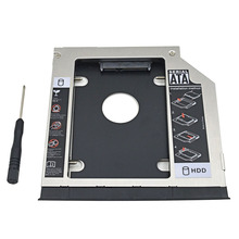 Caja de disco duro para Dell Latitude E6320, E6420, E6520, E6330, E6430, E6530, DVD optibay, 2nd HDD Caddy, 9,5mm, SATA de aluminio, 3,0 pulgadas, 2,5 2024 - compra barato