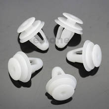 2021 New 10 Pcs Vehicle Car White Plastic Rivets Fastener Door Clips for 8 mm Hole 2024 - buy cheap