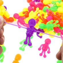 30PCS Halloween Small toys kids Funny Toy Colorful TPR Skeleton Botnet model Dummy gags toys prank squishy squishies gift 2024 - buy cheap