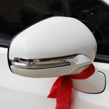 Cubierta de espejo retrovisor lateral para coche, molduras de marcos de pegatina, ABS cromado, para Suzuki SX4 s-cross 2014-2018 2024 - compra barato