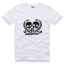 Green day punk rock Printed Men's T-Shirt T Shirt For Men 2015 New Short Sleeve O Neck Cotton Casual Top Tee Camisetas Masculina 2024 - buy cheap