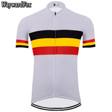 Camisa masculina para ciclismo, camisa branca de manga curta de secagem rápida para bicicleta, preto/amarelo/vermelho, bélgica, nova, 2019 2024 - compre barato