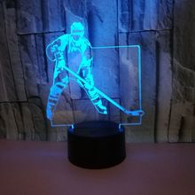 Ice Player Colorful 3d Table Lamp Touch Remote Control Gift 3d Desk Lamp Table Lamps For Living Room Night Light 2024 - buy cheap