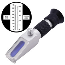 NEW DESIGN Portable Hand-held Grape Wine Alcohol Refractometer Brix 0-40% + Built-in ATC Compensation Range 2024 - buy cheap