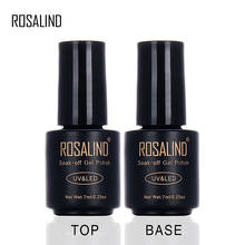 ROSALIND-esmalte de Gel semipermanente para uñas, de 7ML botella negra, para capa superior y capa base, para decoración de uñas 2024 - compra barato