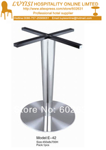 Stainless steel  table base,good for indoor and outdoor,kd packing 1pc/carton,fast delivery 2024 - buy cheap