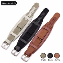 Hot Sell Nylon Watchband for Apple Watch Band Series 4/3/2/1 Sport Leather Bracelet 44/42/40/38mm Strap For iwatch Band 2024 - buy cheap