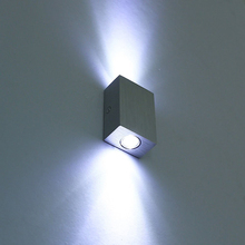 Lámpara de pared moderna LED de aluminio, candelabro de pared de 2W y 6W, iluminación para el hogar, salón, dormitorio, porche, AC58-265V 2024 - compra barato