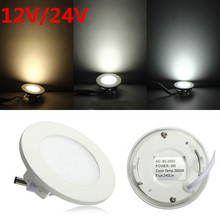 AC/DC 12V 24V LED Downlight  3W 4W 6W 9W 12W 15W 25W Round Ultrathin SMD 2835 Power Driver Ceiling Panel Lights Cool Warm White 2024 - buy cheap